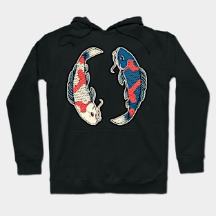 Kawaii Koi Fish Anime Japanese Streetwear Novelty Koi Fish Hoodie